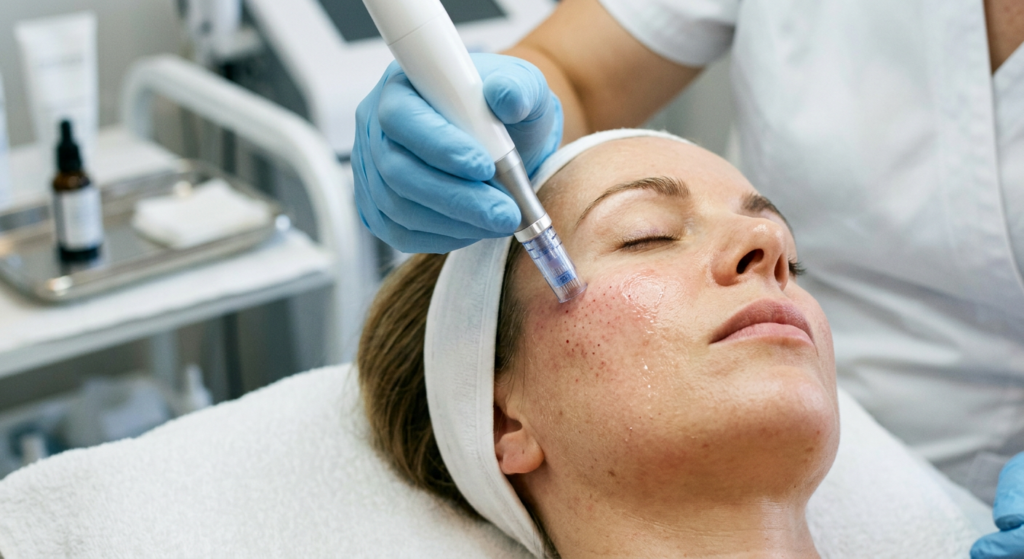 Home microneedling