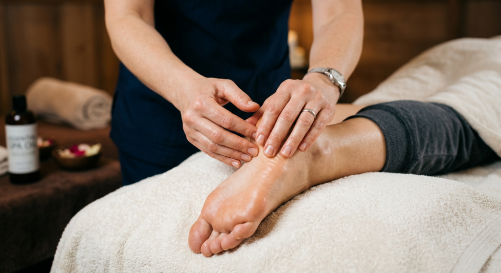 Home Fuß-Reflex-Massage